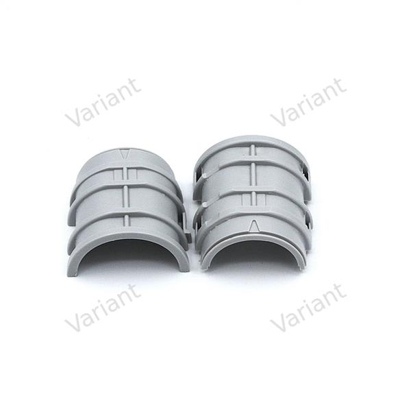 Connector replacement - Innercasing - Clamshell (L/R) - Lectriflex - Grey - Central Vac - 35mm  - 1 3/8