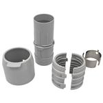 CV Hose wall inlet adaptor Repair kit - grey