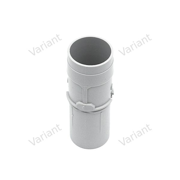 Connector Replacement - Tube - Lectriflex - Grey - Central Vac - 35mm - 1 3/8