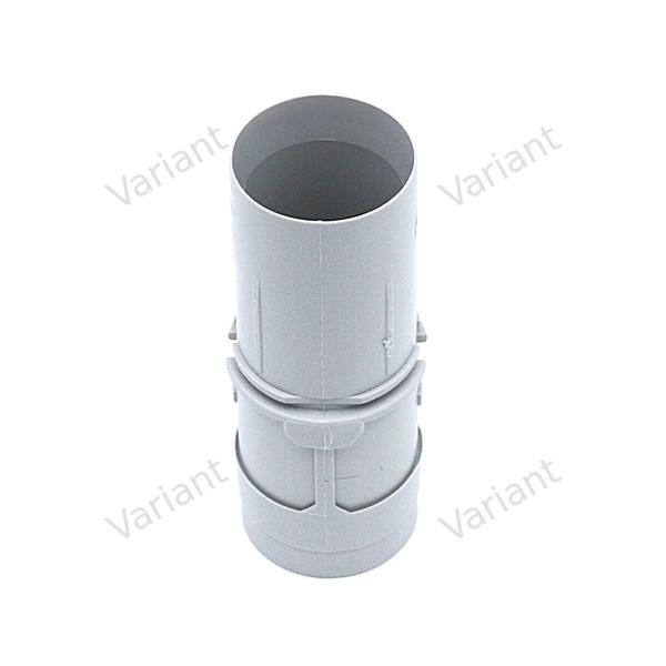Connector Replacement - Tube - Lectriflex - Grey - Central Vac - 35mm - 1 3/8