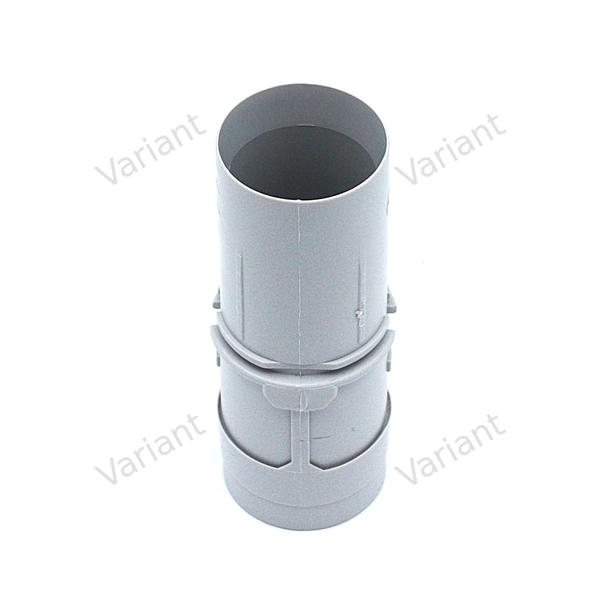 Connector Replacement - Tube - Lectriflex - Grey - Central Vac - 35mm - 1 3/8