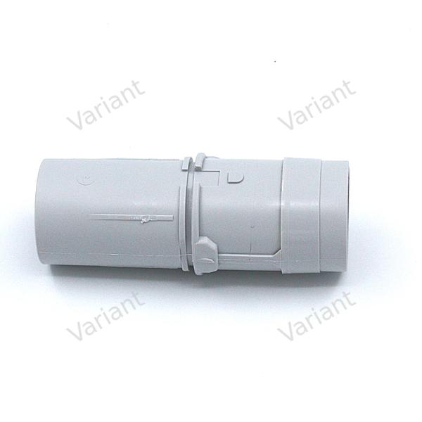 Connector Replacement - Tube - Lectriflex - Grey - Central Vac - 35mm - 1 3/8