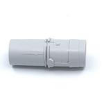 Connector Replacement - Tube - Lectriflex - Grey - Central Vac - 35mm - 1 3/8