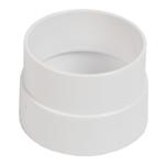 Pipe - adapter - 2" x 50mm - white - Central Vac