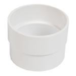 Pipe - adapter - 2" x 50mm - white - Central Vac