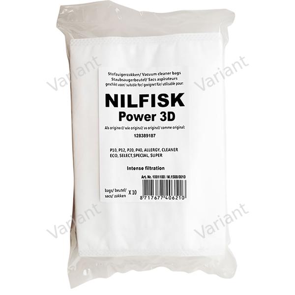 Microfiber - stofzuigerzakken - Nilfisk - polybag