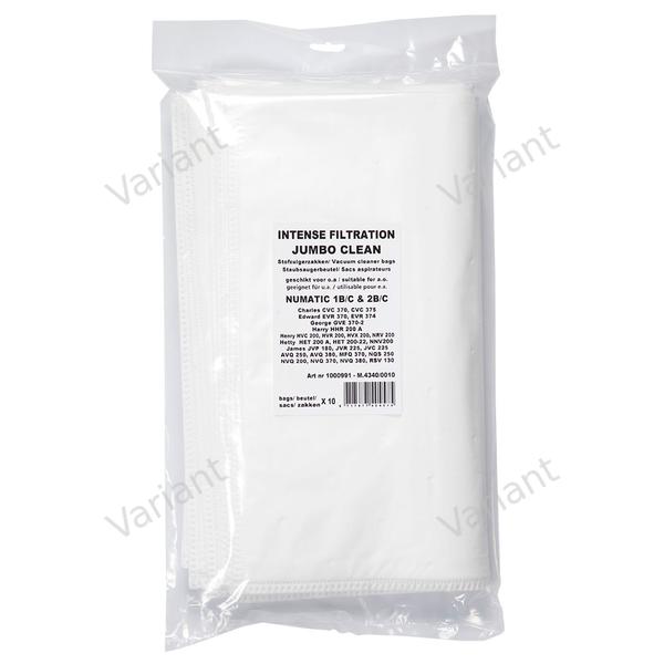 Microfiber - vacuum bags - Jumbo Clean, Numatic - polybag