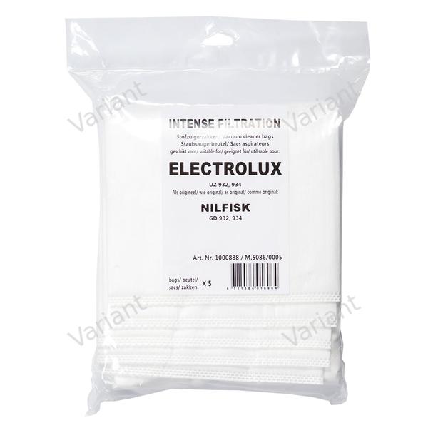 Microfiber - vacuum bags - Electrolux, Nilfisk - polybag