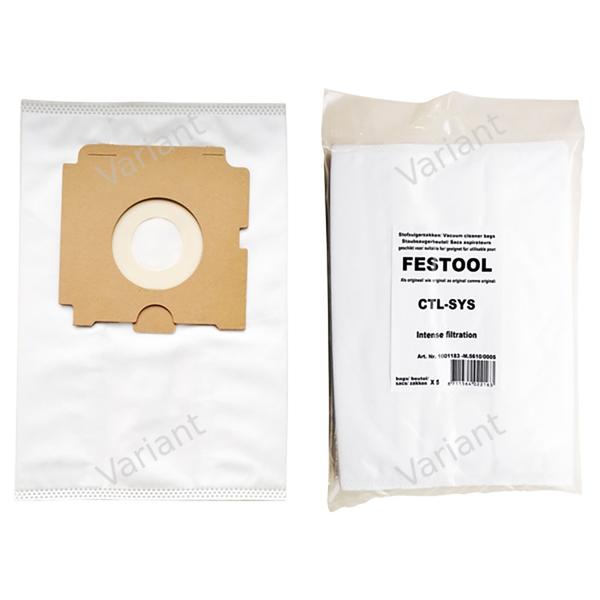 Microfiber - vacuum bags - Festool - polybag