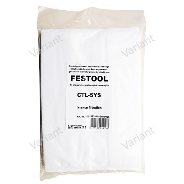 Microfiber - vacuum bags - Festool - polybag