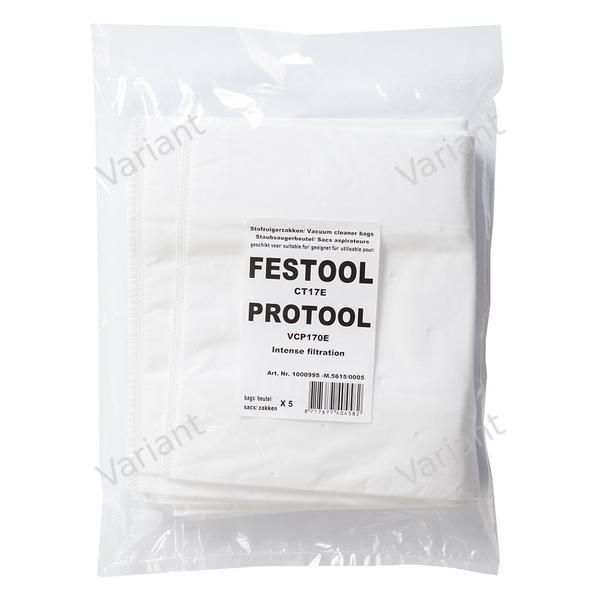 Microfiber - vacuum bags - Festool, Protool - polybag