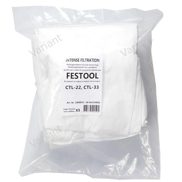 Microfiber - vacuum bags - Festool - polybag