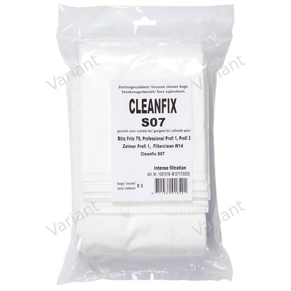 Microfiber - vacuum bags - Cleanfix, Zelmer - polybag