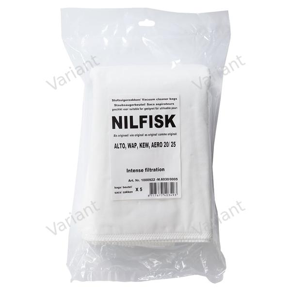 Microfiber - vacuum bags - Nilfisk, Protool - polybag