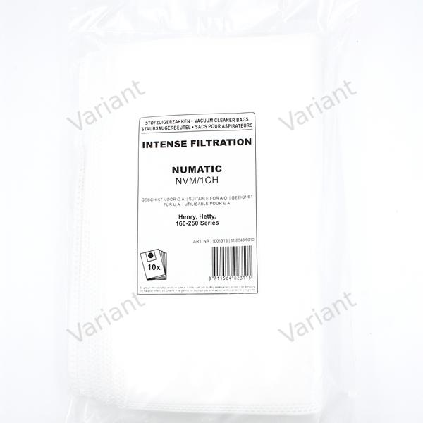 Sacs pour aspirateur en microfibre adaptés aux modèles Numatic James, Henry  - 10 sacs