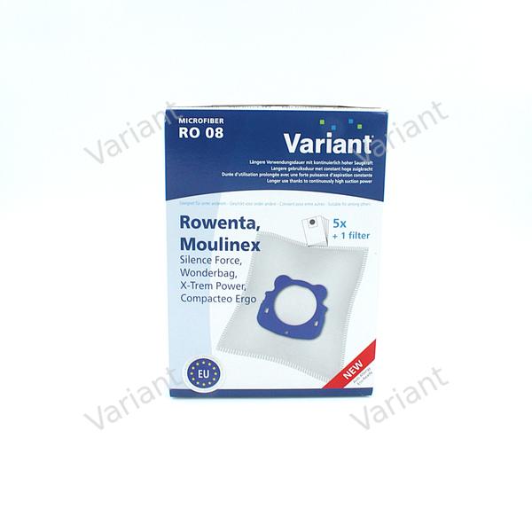 Microfiber - vacuum bags - Rowenta/Moulinex - Variant - box