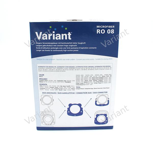 Microfiber - vacuum bags - Rowenta/Moulinex - Variant - box