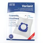 Microfiber - vacuum bags - Rowenta/Moulinex - Variant - box