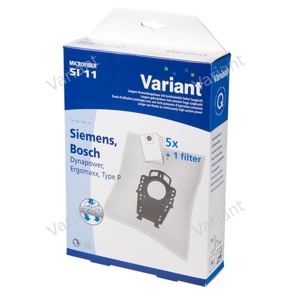 Microfiber - vacuum bags - Bosch, Siemens - Variant - box