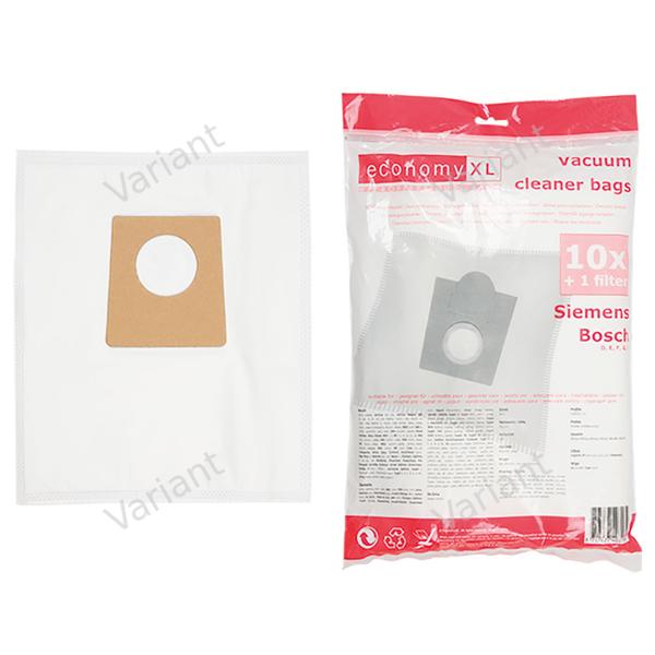 Economy XL - Microfiber - vacuum bags - Bosch, Siemens - polybag