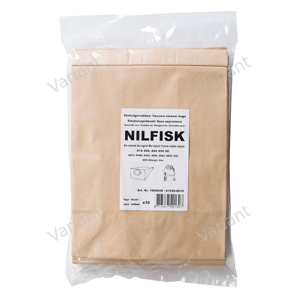 Paper - vacuum bags - Nilfisk - polybag