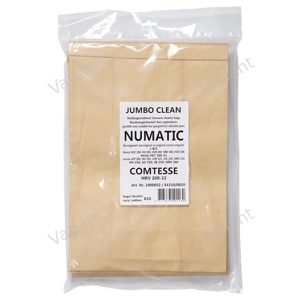 Paper - vacuum bags - Comtesse, Numatic - polybag