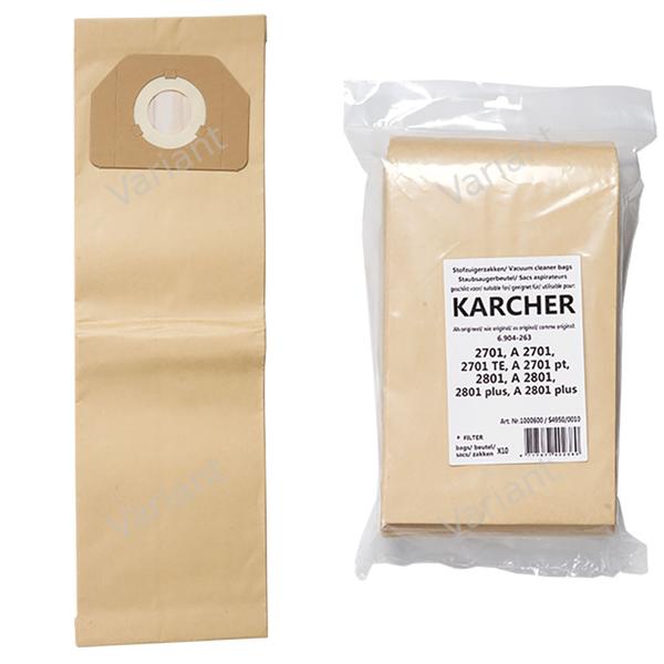 Paper - vacuum bags - Kärcher - polybag