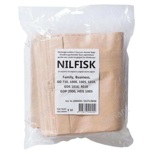 Paper - vacuum bags - Nilfisk - polybag