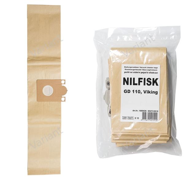 Paper - vacuum bags - Nilfisk - polybag