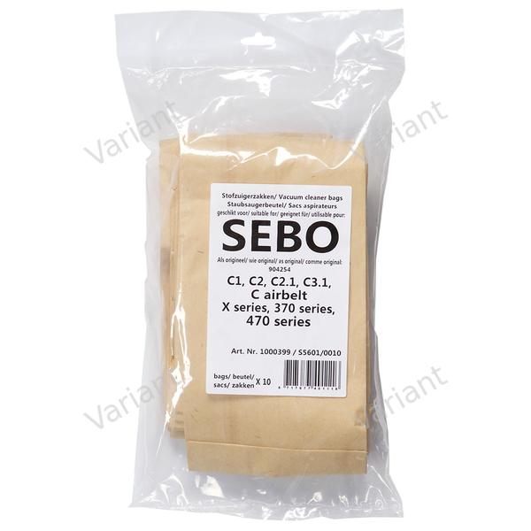 Paper - vacuum bags - Sebo, Sorma, Tennant - polybag