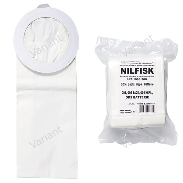 Paper - vacuum bags - Nilfisk - polybag