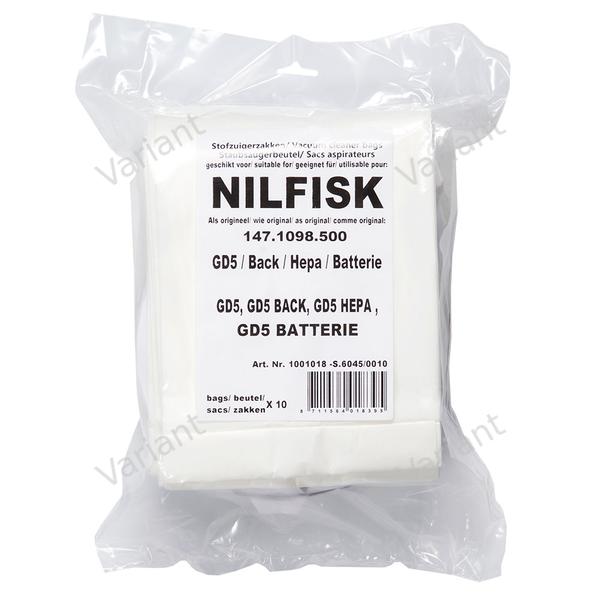 Paper - vacuum bags - Nilfisk - polybag