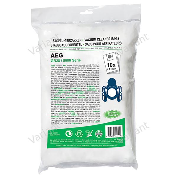 Microfiber - vacuum bags - Aeg, Electrolux, Singer - polybag