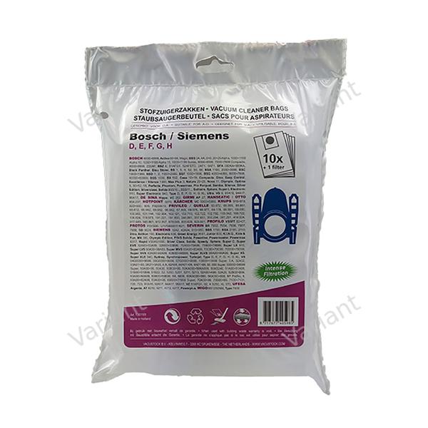 Microfiber - vacuum bags - Bosch, Siemens, Wigo - polybag