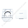 Mounting plate and plaster guard