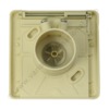 Inlet valve 9x9cm - almond