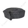 Hose protection cover polyester charcoal grey 9.6m with 1 lace