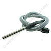 ELECTROLUX UZ930 + NILFISK GD930/VP930 vacuum cleaner hose silver conic 2m with bent end chrome long
