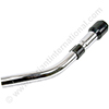 Bent end chrome with aircontrol 32mm + swivel screw cuff for hose 35mm